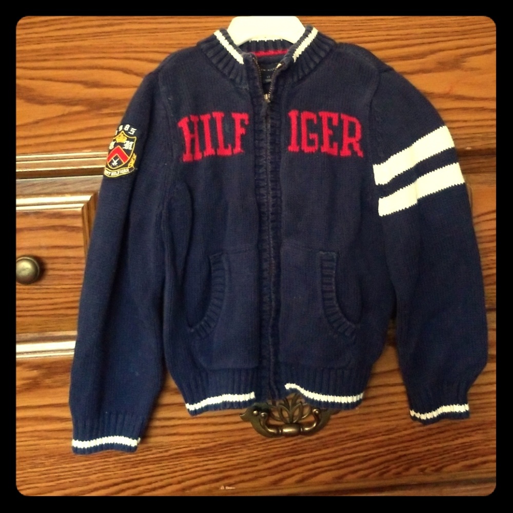 Zip up sweater by: Tommy Hilfiger